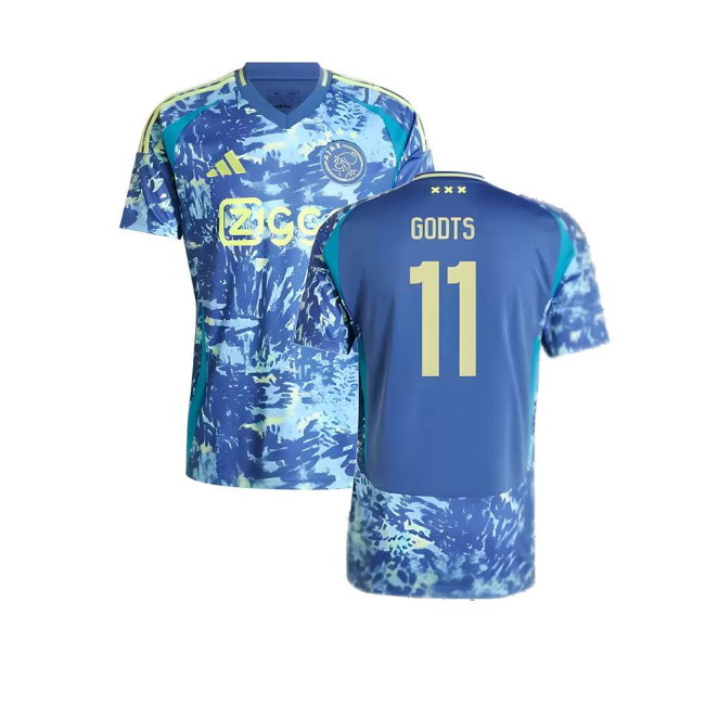 2024-2025 Ajax Away Shirt (Godts 11)-SoccerKits Hub | Buy Soccer Jerseys Online